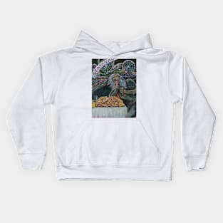 Saturn Devouring His Dogs Kids Hoodie